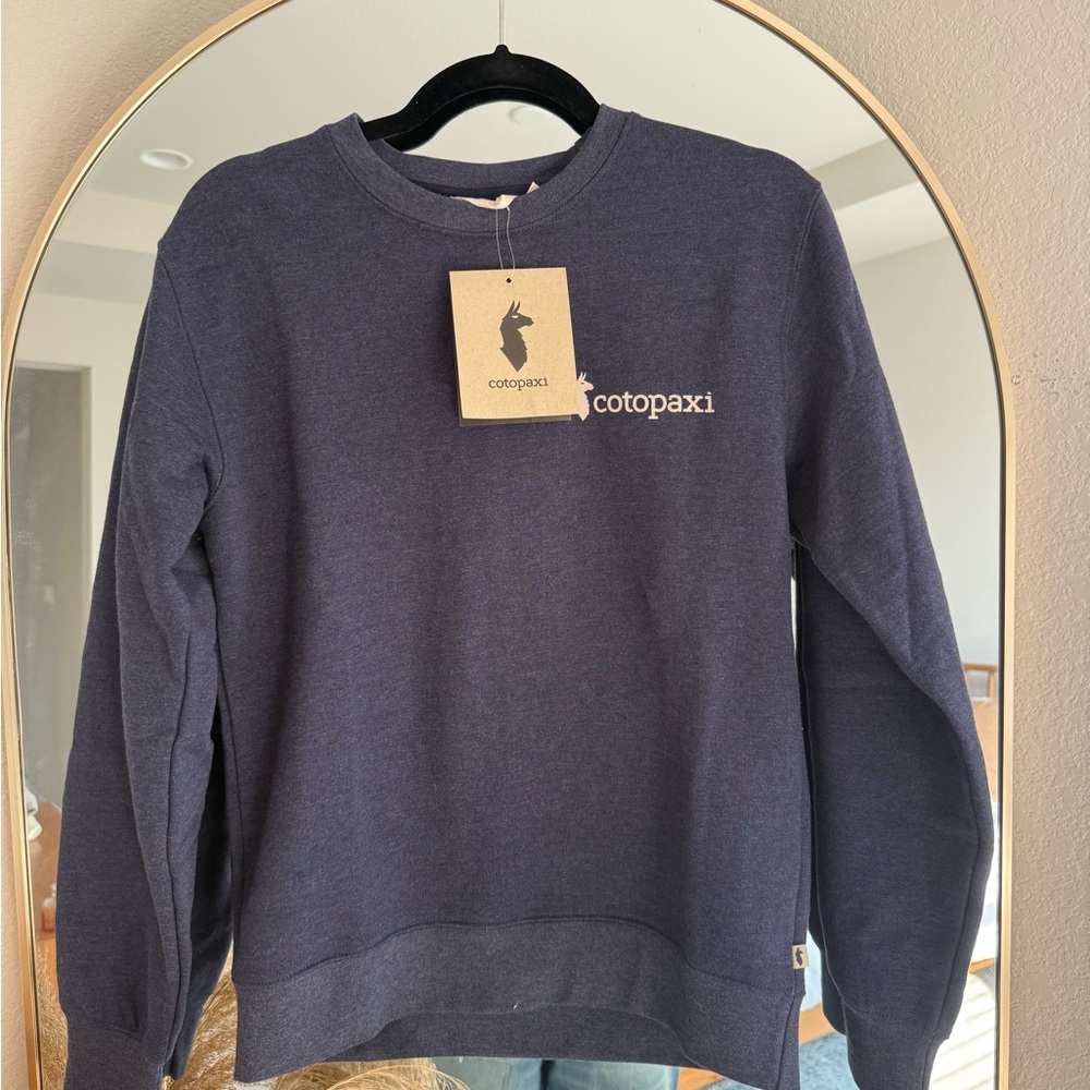 Cotopaxi Blue Crewneck Sweater